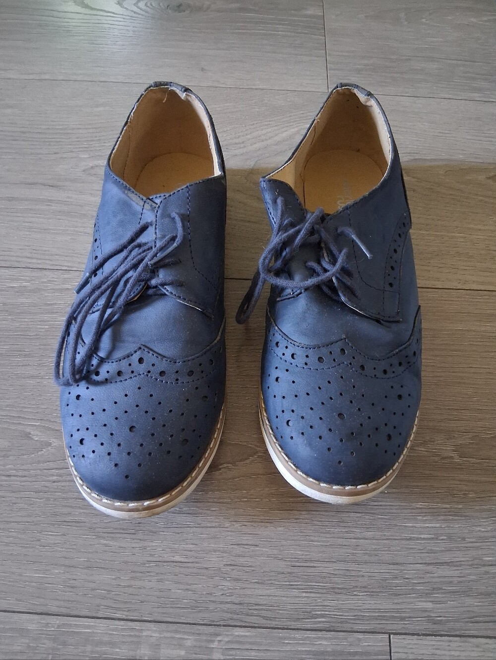 Charlotte Russe Navy Blue Oxfords